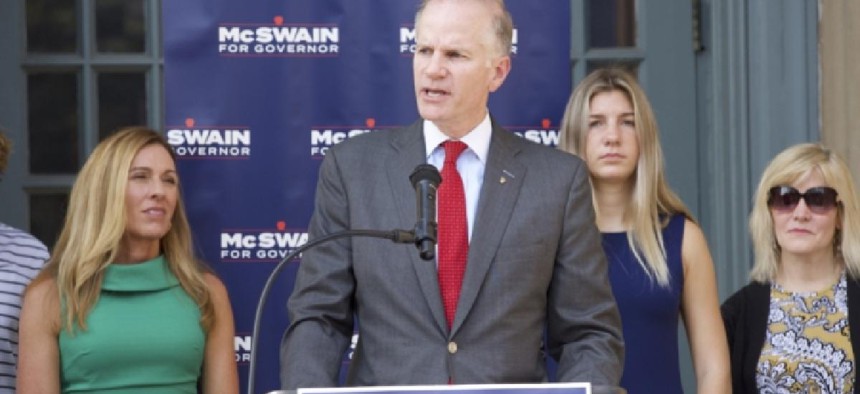 Republican gubernatorial candidate Bill McSwain