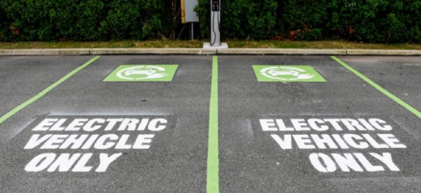 ChargePoint EV Charging Station For Electric Vehicles In Muhlenberg Pennsylvania