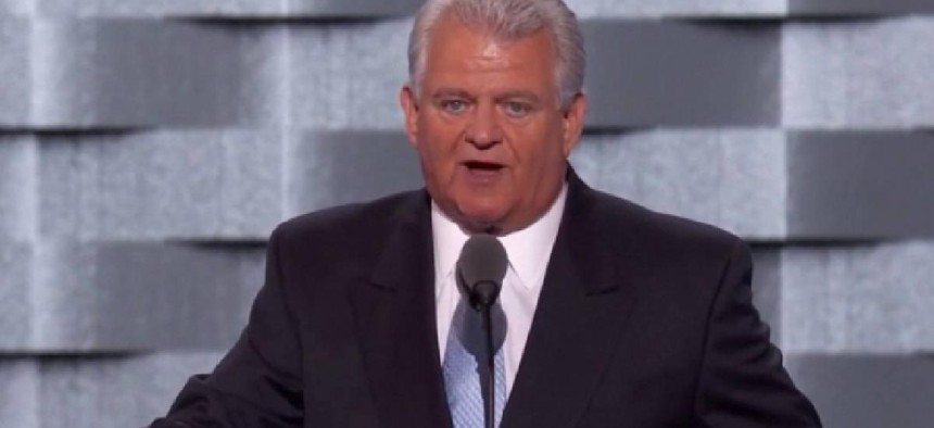 Congressman Bob Brady at the Democratic National Convention last year - from YouTube