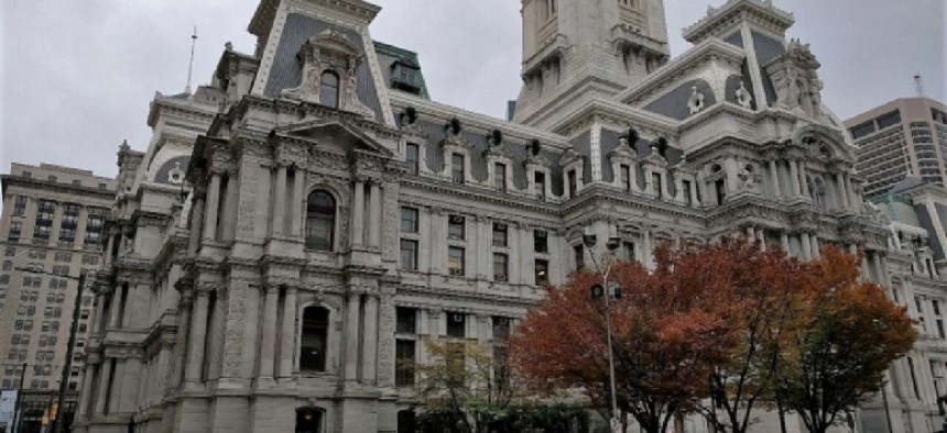 Philadelphia City Hall parking lot - Photo courtesy of Jonathan Poet