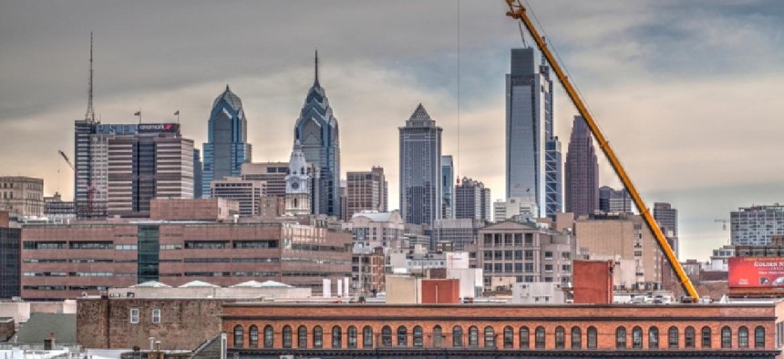 Construction in Center City Philadelphia - Shutterstock