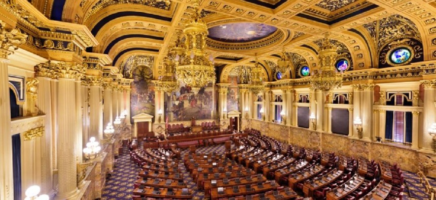 The chamber of the PA House of Representatives – Shutterstock