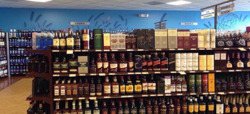 PA Wine & Spirits Store interior courtesy of PA Liquor Control Board