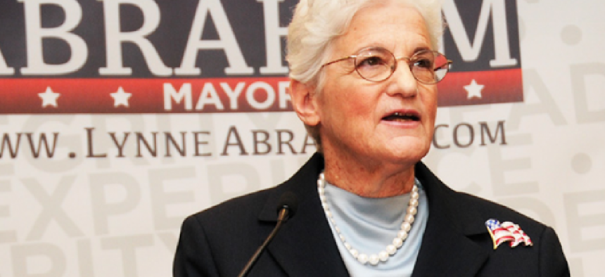 ormer Philadelphia DA Lynne Abraham during her 2015 run for the Democratic nomination for mayor