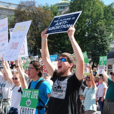 Thousands gather for first-ever Pennsylvania March For Life rally ...