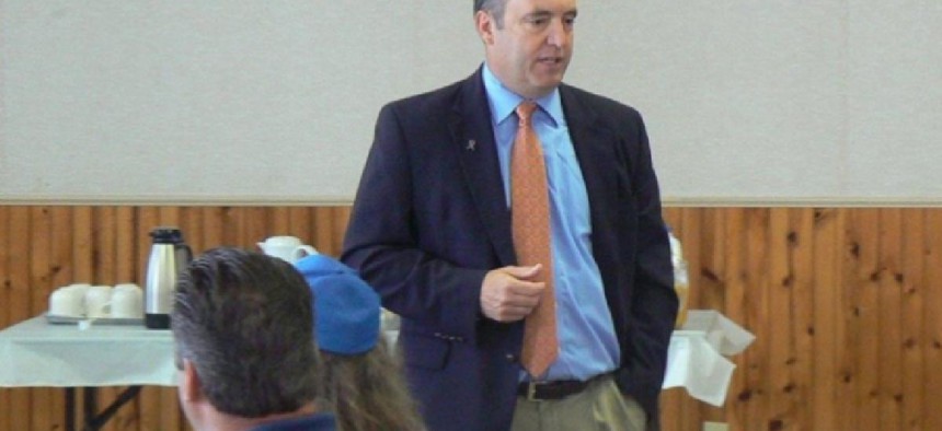 PA Sen. Jake Corman, shown here at a June constituents' event – courtesy of his website