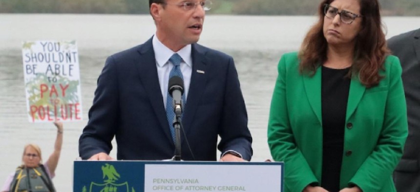 Attorney General Josh Shapiro announces charges against Energy Transfer Partners