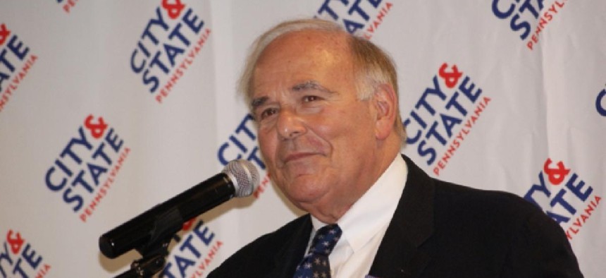 Ed Rendell, keynote speaker at the event and recipient of the Distinguished Service Award – photo by Joseph A. Kemp