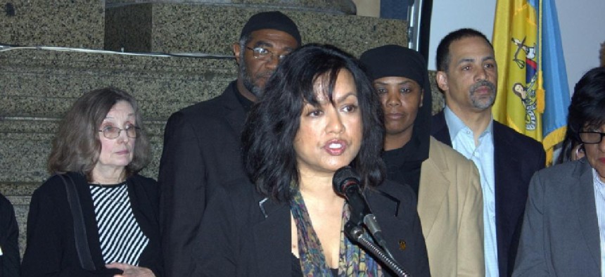 Nina Ahmad at a 2015 NOW event in Philadelphia City Hall's Caucus Room. Source: City of Philadelphia