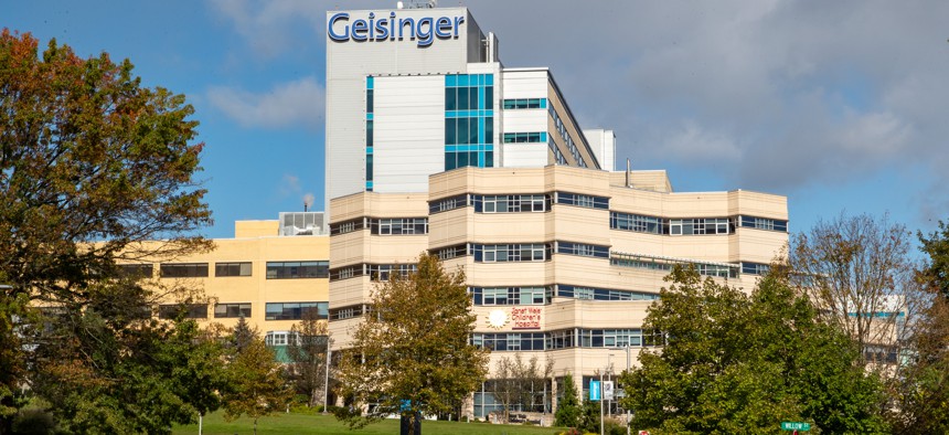 An exterior view of Geisinger Medical Center in Danville.