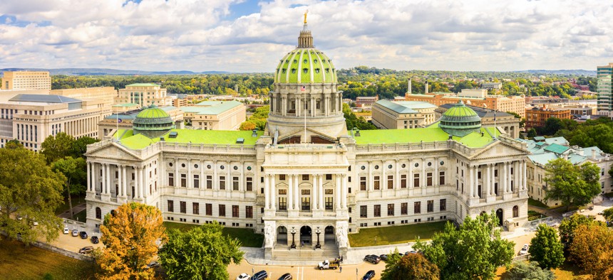 The Pennsylvania Capitol building