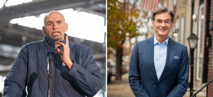 Lt. Gov. John Fetterman and Dr. Mehmet Oz