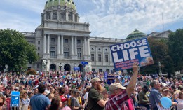 More than 5,000 people attended the second Pennsylvania March for Life event in Harrisburg.