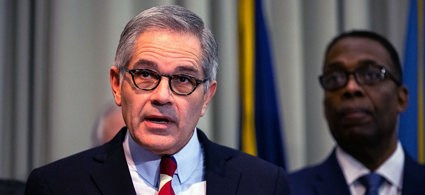 Philadelphia District Attorney Larry Krasner