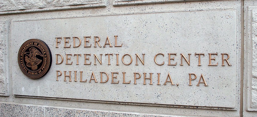 The Federal Detention Center in Philadelphia.