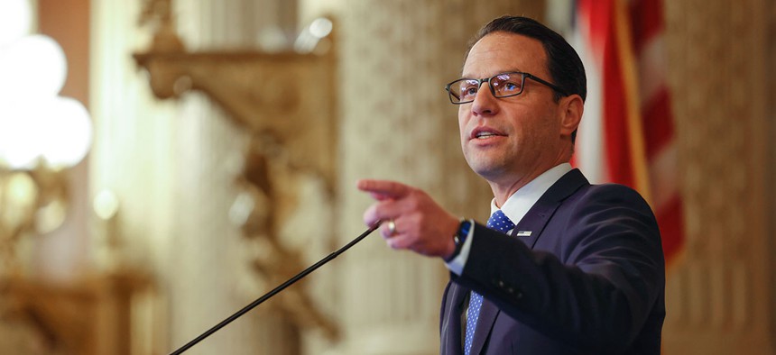 Gov. Josh Shapiro delivers his first budget address to the Pennsylvania Legislature on Tuesday, March 7.