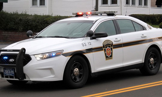 A Pennsylvania State Police vehicle.