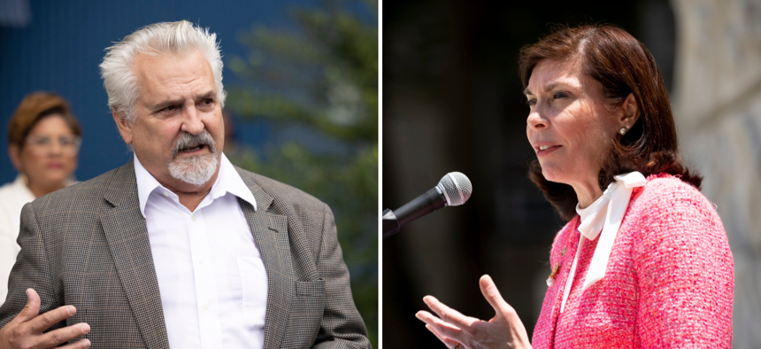 State Rep. Mike Sturla (left) and state Sen. Kristin Phillips-Hill (right) co-chair the Basic Education Funding Commission.