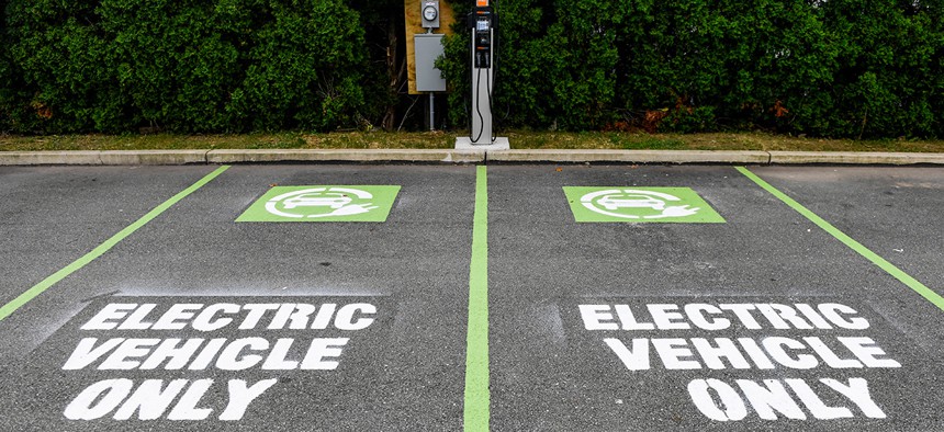 ChargePoint EV Charging Station For Electric Vehicles In Muhlenberg Pennsylvania