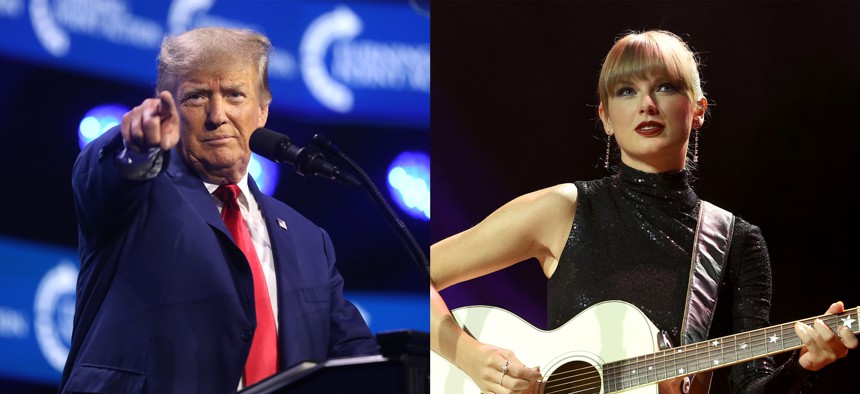 Former President Donald Trump and Pennsylvania-born Taylor Swift had two very different summers.