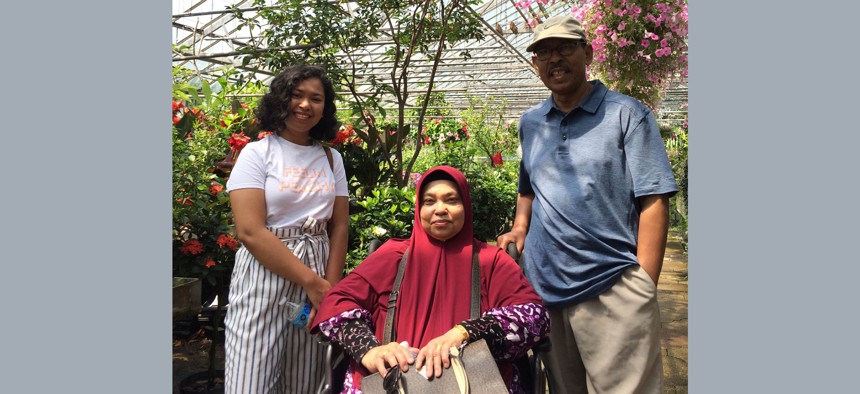 Aminah Arshad, Nuraishah Yahya and Arsyad Kassem.