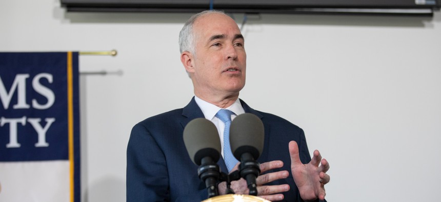 U.S. Sen. Bob Casey wants to limit the use of artificial intelligence as a means to make employment-related decisions in the workplace, a practice that he says threatens to add further strain to the relationship between workers and their bosses.