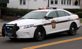 A Pennsylvania State Police vehicle.