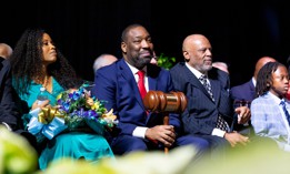 Kenyatta Johnson was sworn in as president of Philadelphia City Council at the Met Philadelphia.