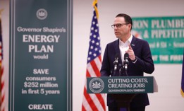 Gov. Josh Shapiro unveils his energy plan in Scranton, Pennsylvania in March 2024.