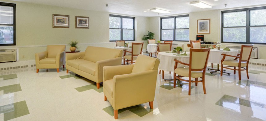 A look at the inside of the Pittsburgh Nursing and Rehabilitation long-term care facility.