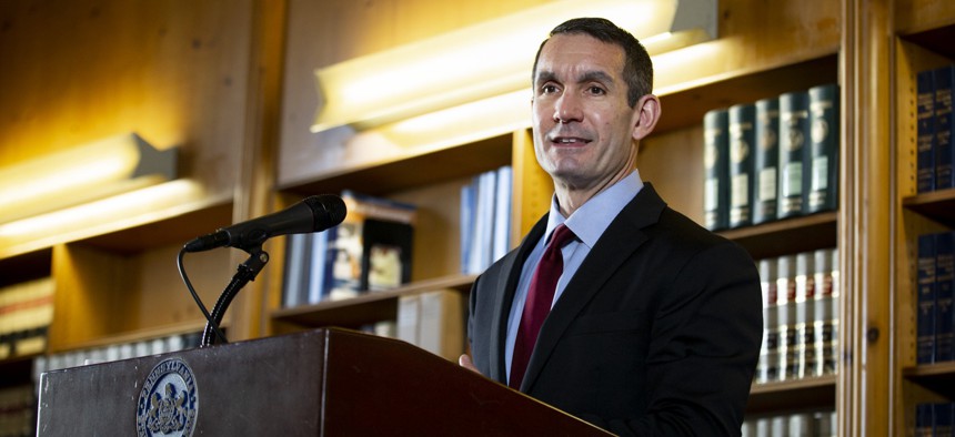 Democratic attorney general nominee Eugene DePasquale