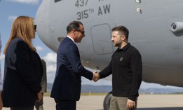 Gov. Josh Shapiro welcomes Ukrainian President Volodymyr Zelenskyy to Pennsylvania on Sept. 22.