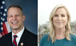 U.S. Rep. Scott Perry and Democratic candidate Janelle Stelson