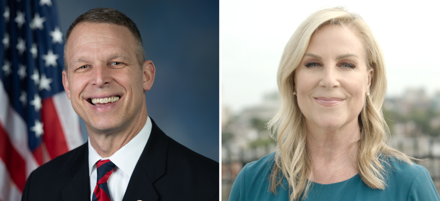 U.S. Rep. Scott Perry and Democratic candidate Janelle Stelson