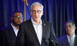 Democratic state Rep. Dan Frankel speaks at a July 2024 press conference in Pittsburgh.