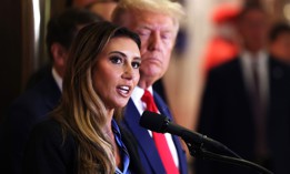 Alina Habba, attorney for President-elect Donald Trump, speaks during a press conference at Trump Tower on September 6, 2024 in New York City.