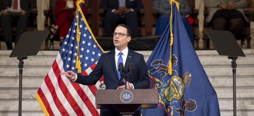 Gov. Josh Shapiro will give his third state budget address to members of the General Assembly in February 2025.