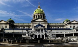 The Pennsylvania Capitol building.