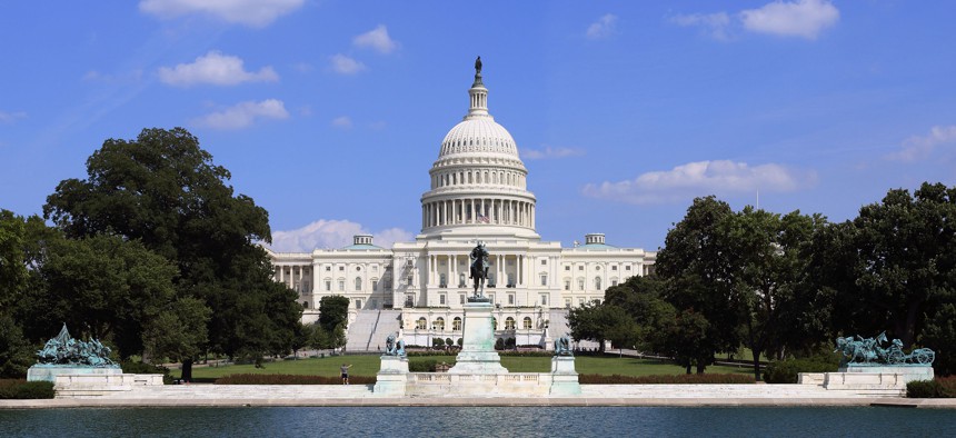 The United States Capitol building.