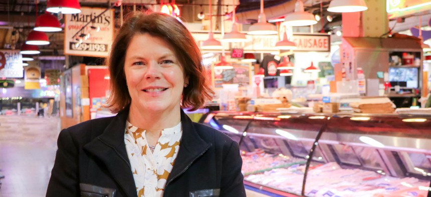 Annie Allman, CEO and general manager of the Reading Terminal Market Corporation