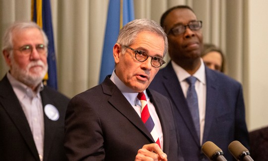Philadelphia District Attorney Larry Krasner