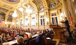 Gov. Josh Shapiro gives his 2025 budget address.