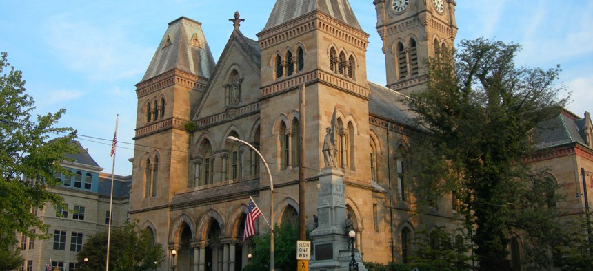 The Blair County Courthouse in Hollidaysburg, Pennsylvania