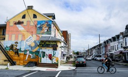 A Mexican restaurant in a Reading Latino neighborhood