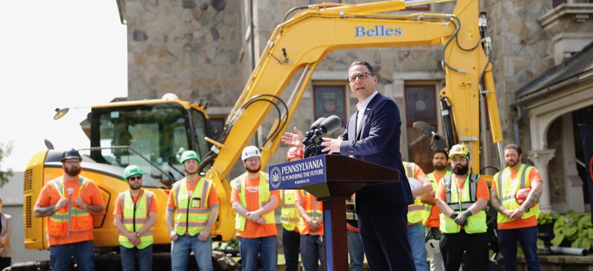 Gov. Josh Shapiro announces a $20 billion investment from Amazon in artificial intelligence infrastructure.
