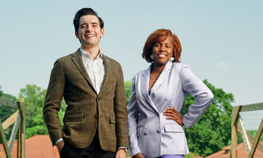 Joe Picozzi and Christa Barfield