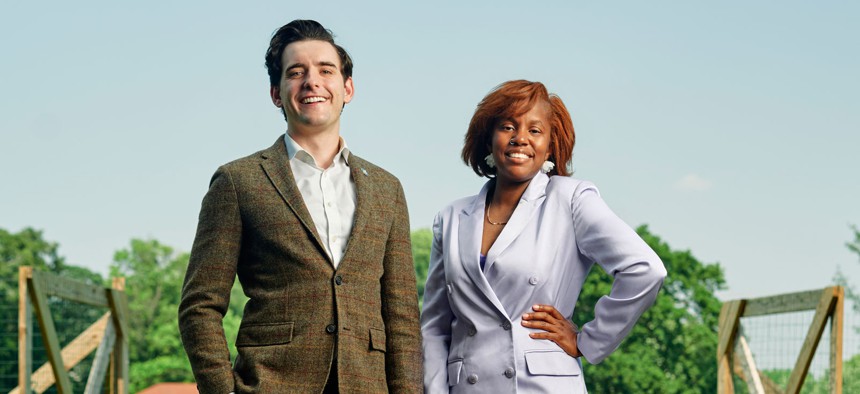 Joe Picozzi and Christa Barfield