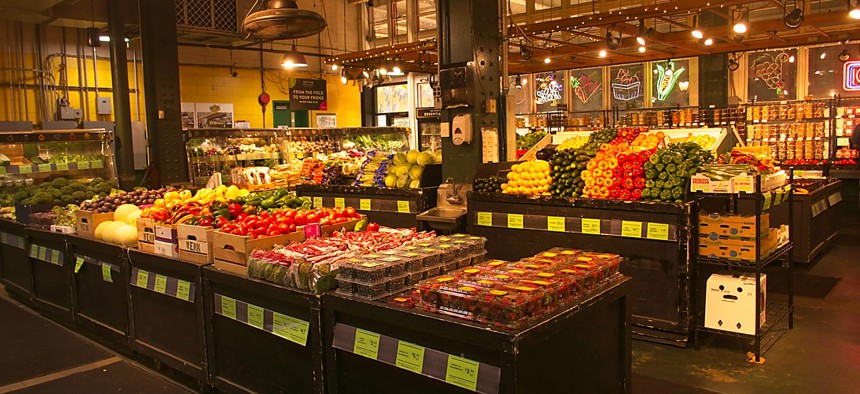 The Iovine Brothers produce stand in Philadelphia’s Reading Terminal Market