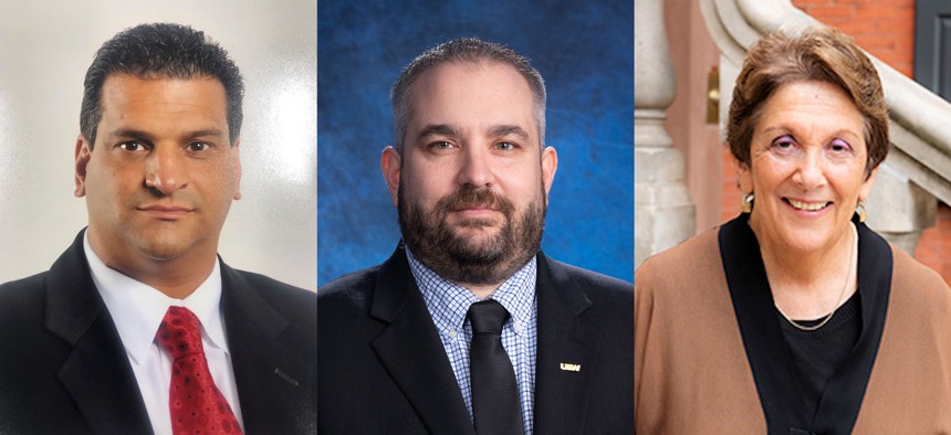 From left to right: Philip Ameris, Bernie Hall & Deborah Willig