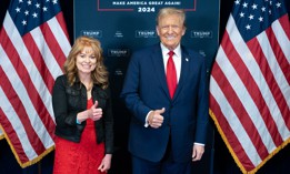 Pennsylvania Treasurer Stacy Garrity with President Donald Trump
